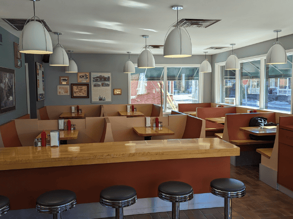 L'intérieur cantine Normandin